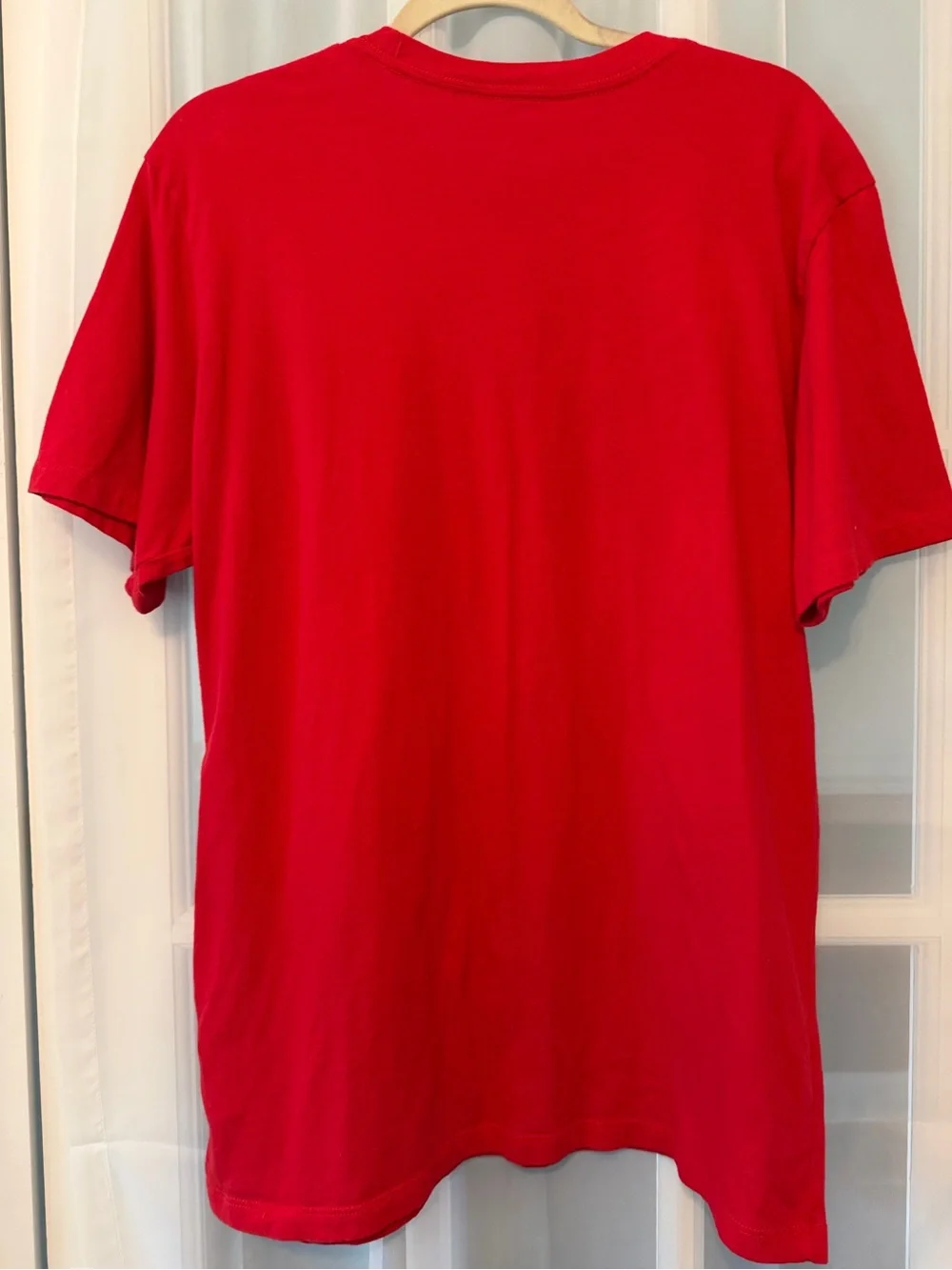 The North Face Men’s Large Red Logo Graphic T-Shirt 100% Cotton Short Sleeve